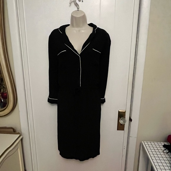 EUC | LOFT  Collared Button Down Blouson Dress!! - Picture 5 of 9